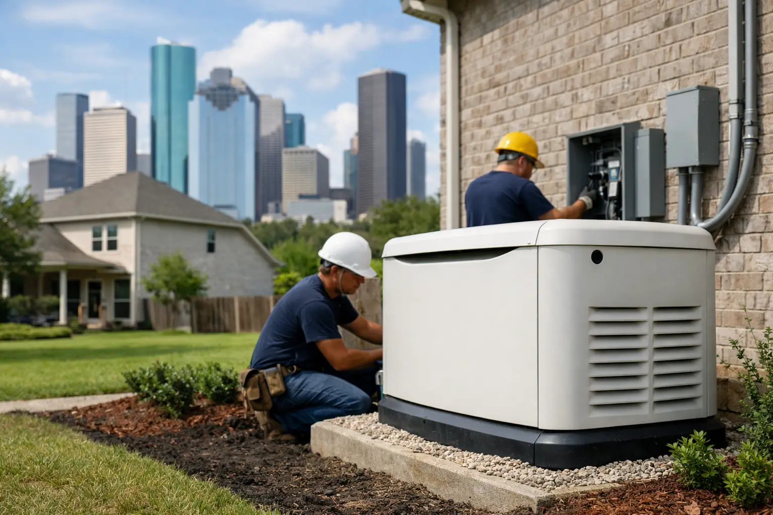 Home Standby Generator Installation in Houston